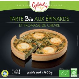 Tarte epinards chevre - 400g