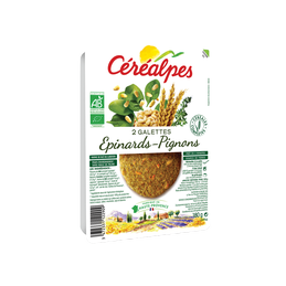 Galette epinards-pignons 2x90g