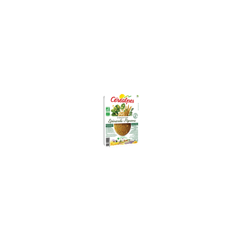 Galette epinards-pignons 2x90g