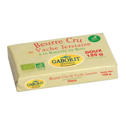 Beurre cru doux 125g