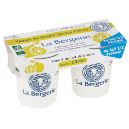 Yaourt brebis citron 2x125g