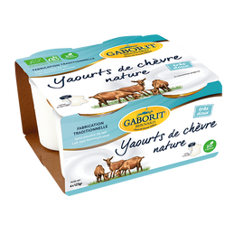 Yaourt chevre nature 4x125g