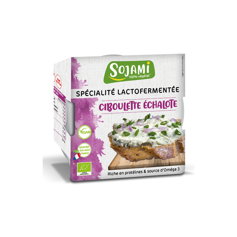 Tartinable vegan ciboulette echalote 125