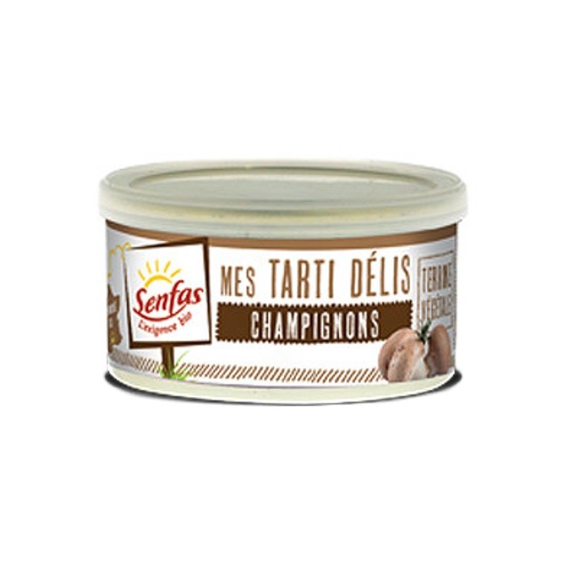 Tarti delis champignons bio vegan 125g