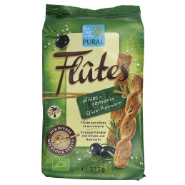 Flutes olive romarin 125g