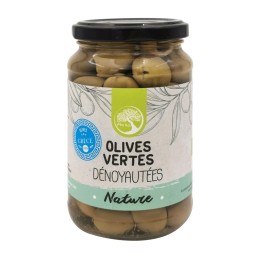 Olives vertes denoyautees 340g