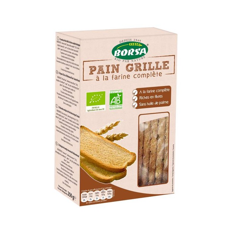 Pain grille normal 250g