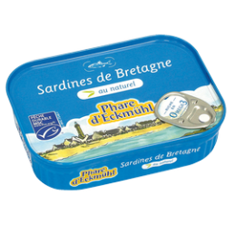 Sardine au naturel msc 135g