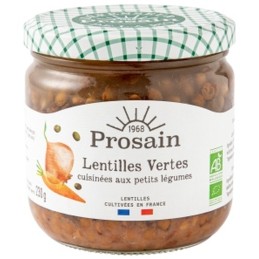 Lentilles vertes cuisinees...