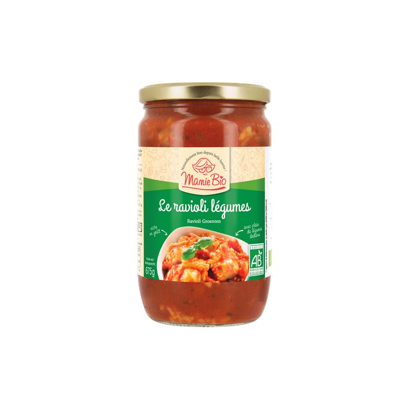 Ravioli legumes 675g