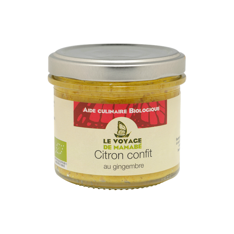 Creme de citron confit au gingembre 105g