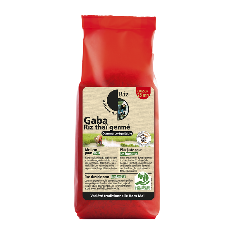 Riz germe gaba (500g) autour du riz