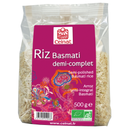 Riz basmati demi complet 500g