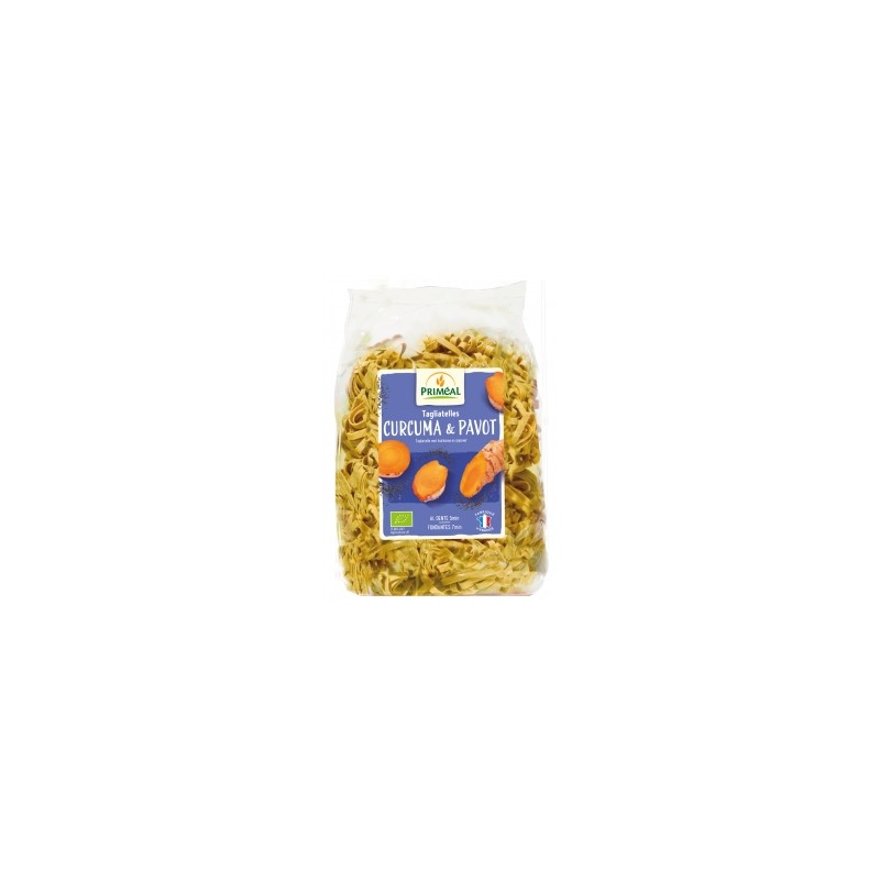 Tagliatelles curcuma pavot 250g
