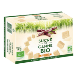 Sucre de canne morceaux 1kg