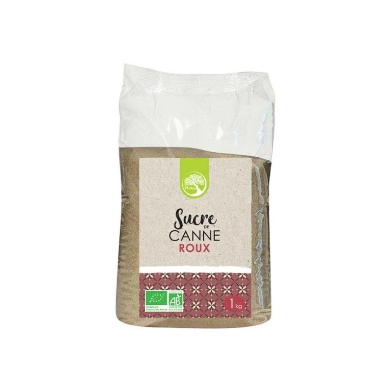 Sucre de canne roux semoule 1kg