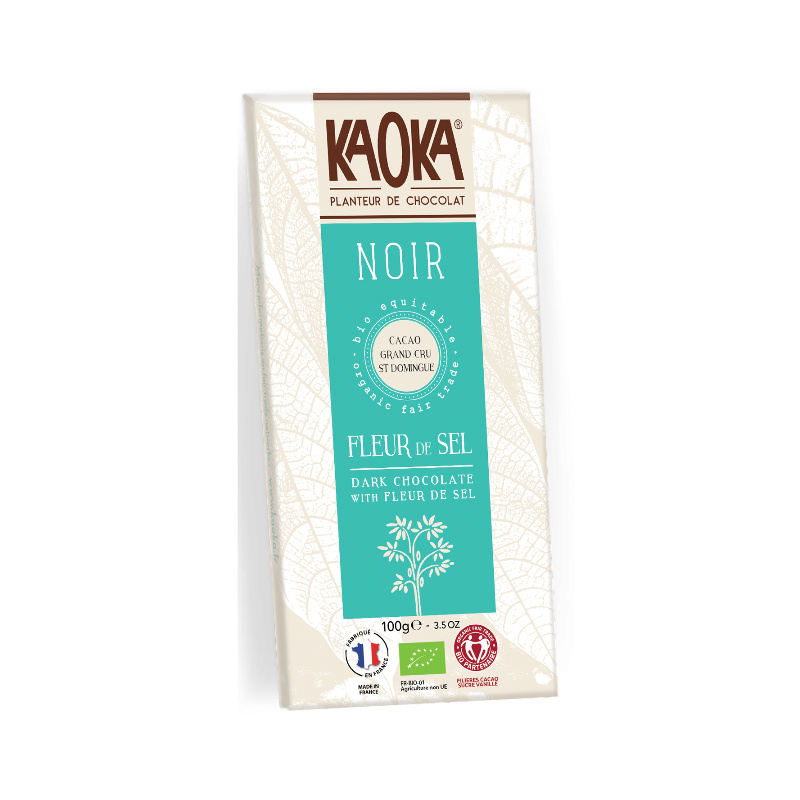 Chocolat noir fleur de sel  100g