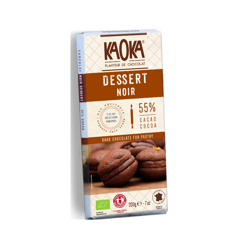 Chocolat noir 58% patissier tablette 200