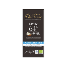 Chocolat noir 64% sucre de...