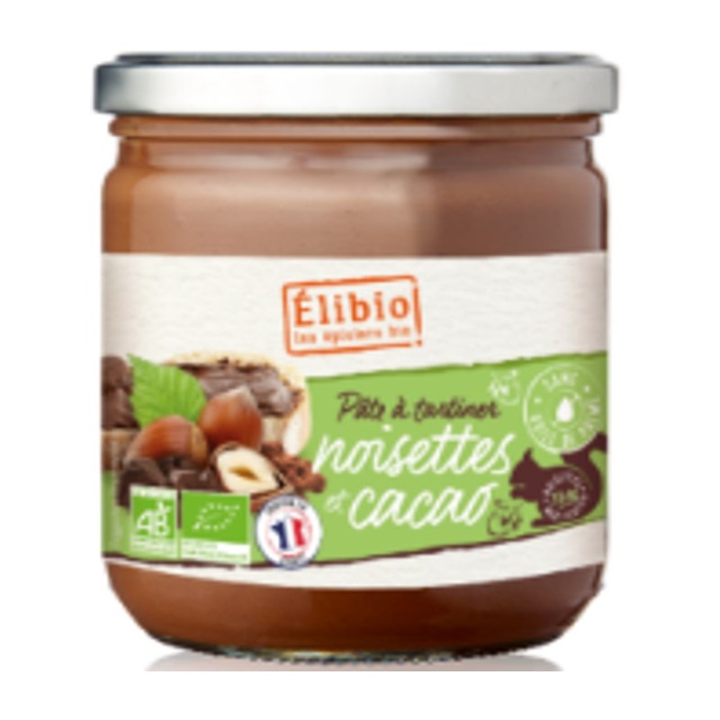 Pate a tartiner noisettes et cacao (400g