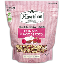 Muesli framboise-coco 500g