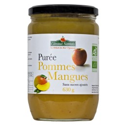 Puree pommes mangue 630g