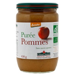 Puree de pomme demeter 630g