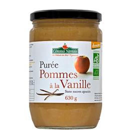 Puree pomme vanille 630g