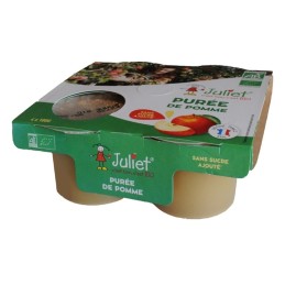 Puree de pomme juliet 4x100g