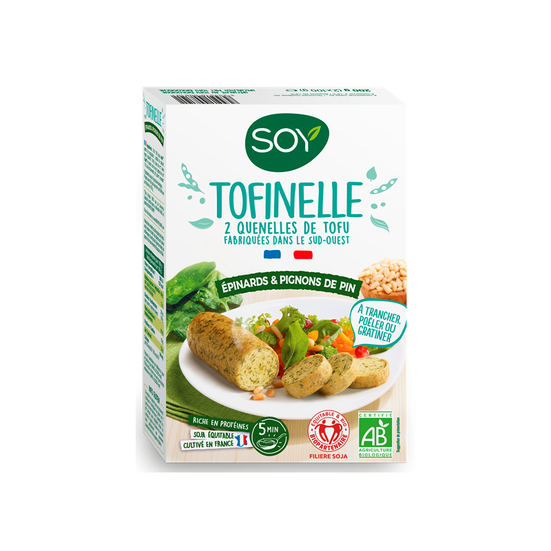 Tofinelles epinard 2x100g