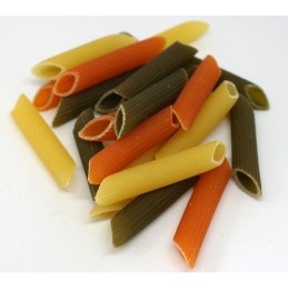 Pates penne tricolores vrac